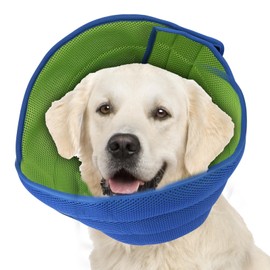 Soft Dog Cone Collar Alternative to Stop Licking, Comfy E Cones for Large Medium Dogs After Surgery, Comfortable Elizabethan Recovery Head Ecollars of Shame, XL Pet Neuter Neck Collars Anti Licking