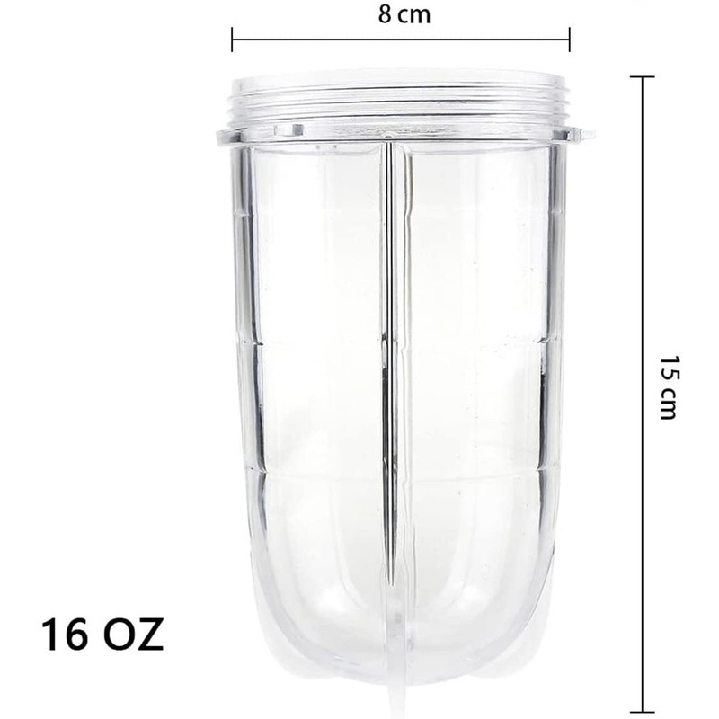 GG Pinkey Pack of 2 16 Ounce Tall Jar Cups