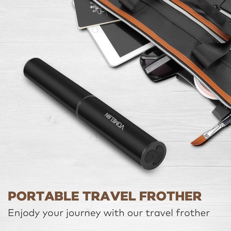 Rechargeable Milk Frother, Electric Coffee Foamer, Handheld Drink Mixer for