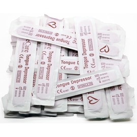 Premium Tongue Depressor Sterile Waxing Spatula Wooden New Medical Stick 15cm (25 Set)