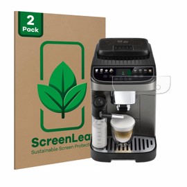 ScreenLeaf (Pack of 2 protective films for DeLonghi Magnifica Evo Next [Sustainable Screen Protector, Film, Transparent, Scratch-Resistant]