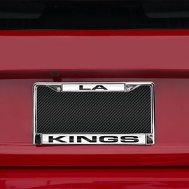Rico Los Angeles Kings Chrome Metal License Plate Frame Holder