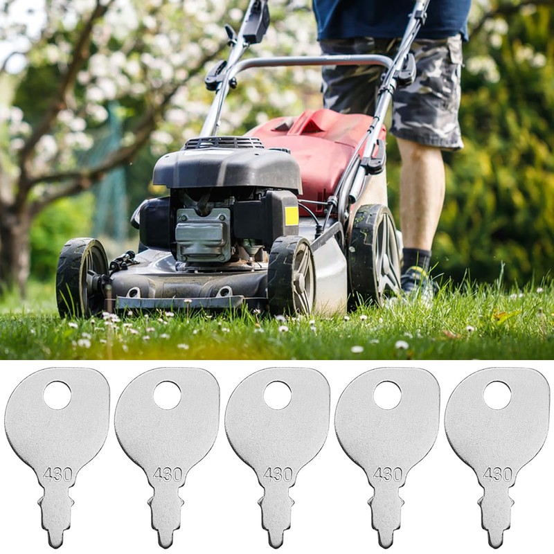 XYQMLY 6 Pack 430 Ignition Key + 2 Key Rings,