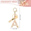 [PATIKIL] Alphabet Initial Letter Key Chain Resin Cute Key Chain