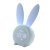 Digital Alarm Clock Cute Bunny Shape LED Night Light Luminous