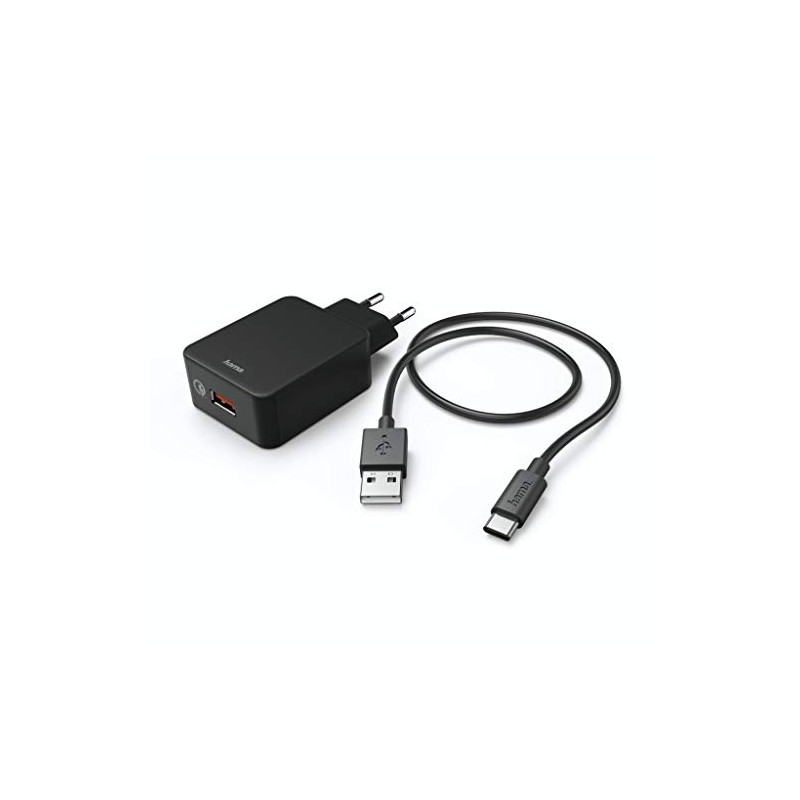 Hama 00183230 mobile device charger Indoor Black - Mobile Device