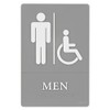 Quartet ADA Approved Women's Restroom Sign, Tactile Graphics, Molded Plastic,