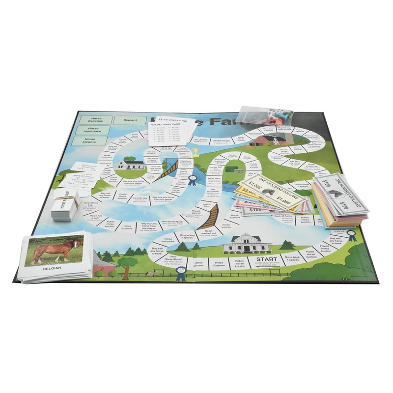 Horse Farm Board Game by Shetler Brothers