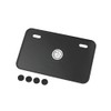 POSH 500290-06-10 Motorcycle Aluminum License Plate, Small, Compatible with New