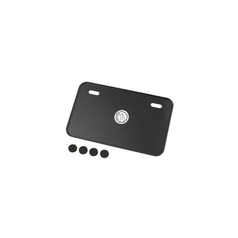 POSH 500290-06-10 Motorcycle Aluminum License Plate, Small, Compatible with New