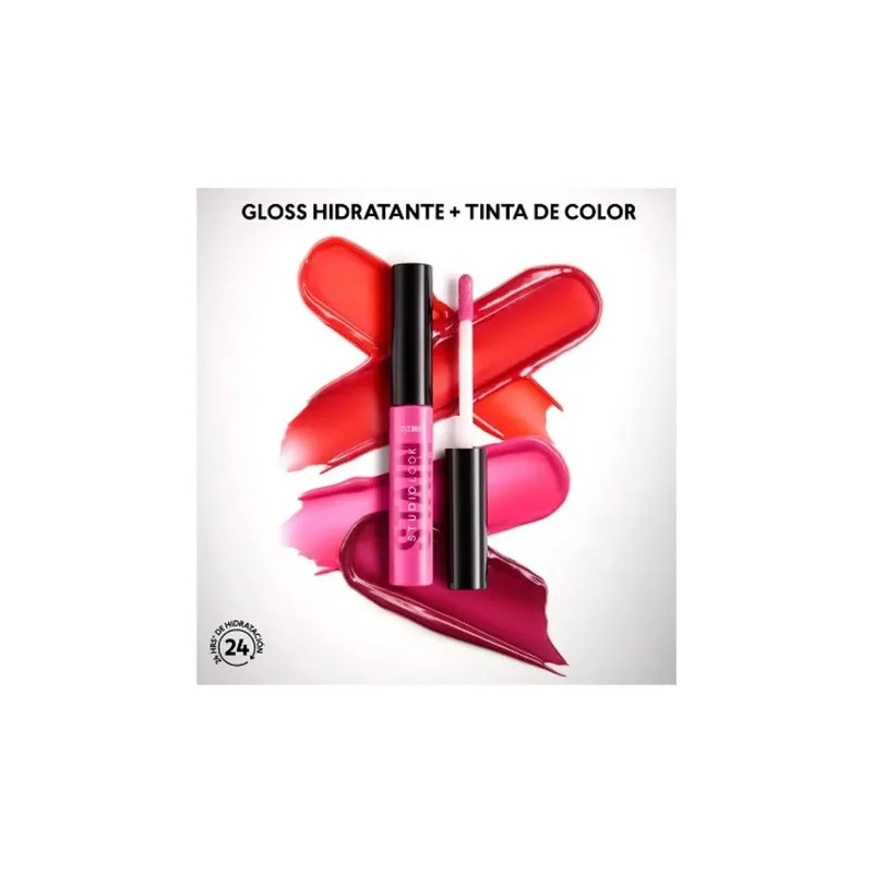 Set 2- Studio Look Glowy Stain Gloss Labial A Prueba