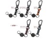 [highstyle] Tochigi Leather & Carabiner & Single Reel Key Chain