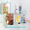 The Perfect Part Shower Caddy Bathroom Shelf, 2 Tiers Corner