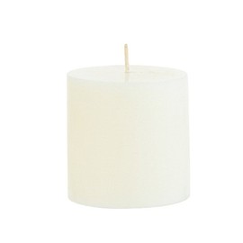 Mega Candles Unscented Ivory Round Pillar Candle, Hand Poured Premium Wax Candles 3 Inch x 3 Inch, Home Décor, Wedding Receptions, Baby Showers, Birthdays, Celebrations, Party Favors & More