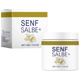 Senfsalbe Plus,Senfsalbe Gegen Cellulite,Aktiv Senfsalbe Plus,Senfsalbe Intensive Feuchtigkeitspflege,Massage Straffende Haut,Senfsalbe für Oberschenkel Oberarme Bauch Gesäß
