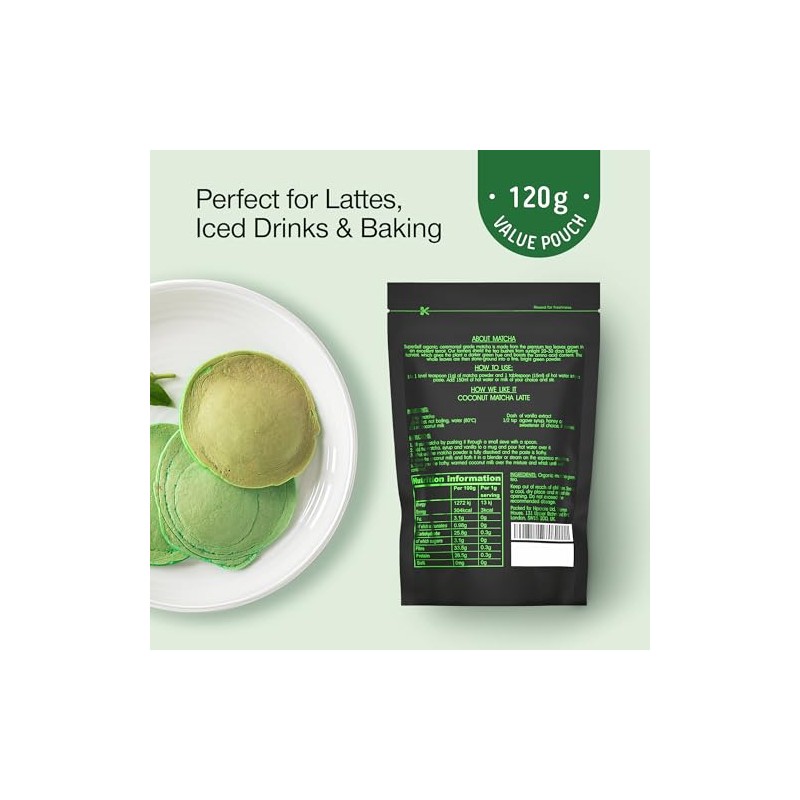 SuperSelf Organic Matcha Powder - Ceremonial Grade 100% Pure