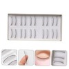 Ipetboom 20pairs Natural Practice Eyelash Extensions Training Strips Synthetic Fibers