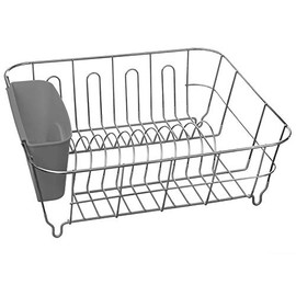 SECRET DE GOURMET Grey Dish Drainer