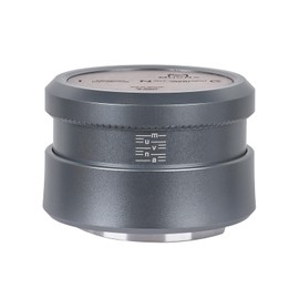 MUVNA 58.35mm Espresso Distributor, Slow Rebound Espresso Coffee Leveler Tool with Stainless Steel 2 Blade Base, Fits 58mm Blttomless Portafilters(Silver)