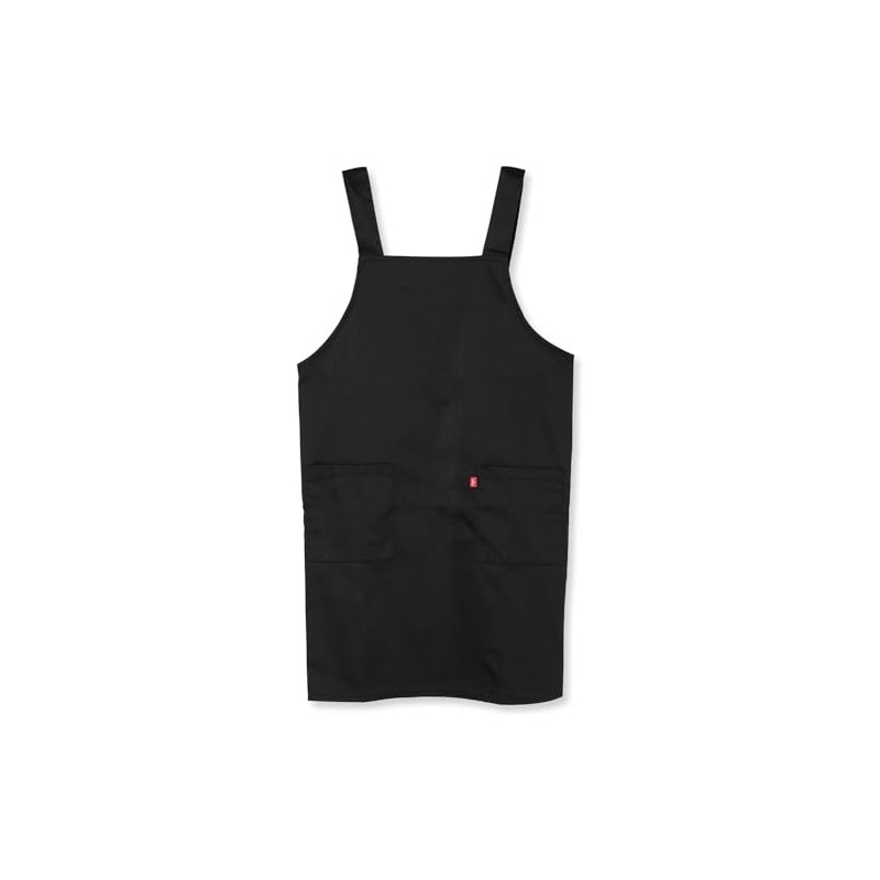 Edwin Apron, Adjustable Back Button, Plain, H-Shaped, Double Sided Pockets,