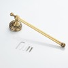 Flybath Open Towel Ring Antique Brass Exquisite Pattern Carving Hanger