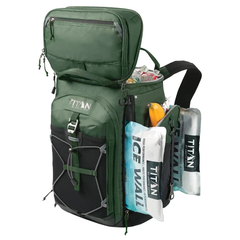 Titan 26-can Backpack Cooler / Green