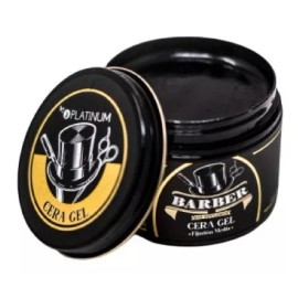 Barber Platinum Cera Gel Para El Cabello Barber Platinum Fijacion Media 150g