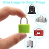 Cinvo 6 Pcs Metal Padlocks Small Suitcase Locks with Keys