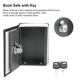 Book Safe Dictionary Secret Safe Can with Combination Lock Metal Safe Lock Box for Home Office Code Lock Money Box Gifts