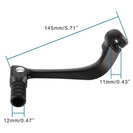 GOOFIT Black Gear Shift Lever Aluminum Alloy Shift Foldable Foot Shifter Replacement for Most of Motorcycle ATV CRF110 110CC 50cc 70cc 110cc 125cc PitBike Quad Dirbike