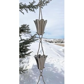 Nutshell Stores Yuri Rain Chain - Stainless Steel - 8 Feet