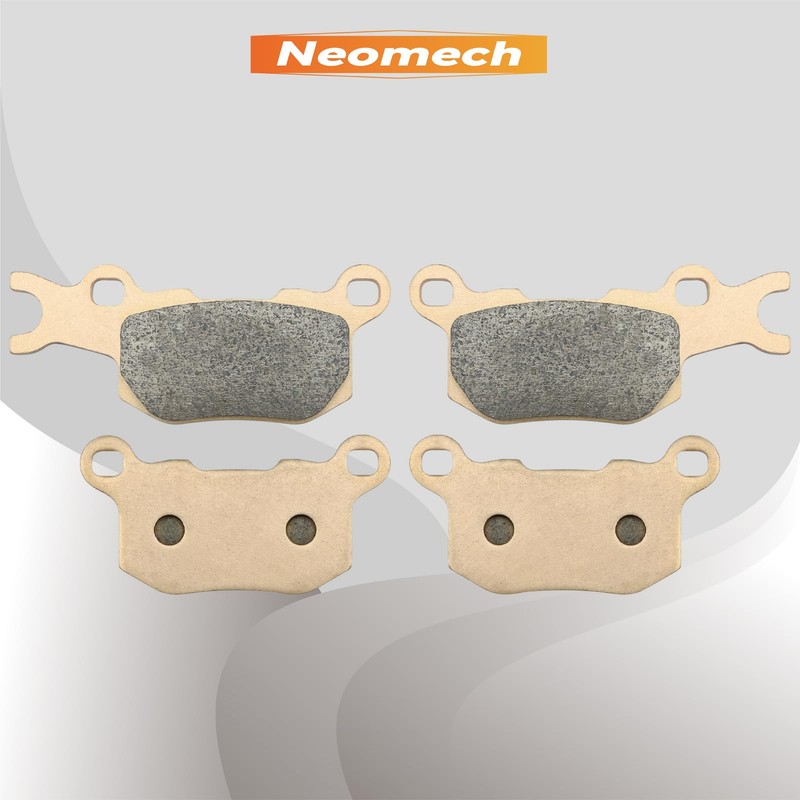 Neomech Front and Rear Sintered Brake Pads for Can Am