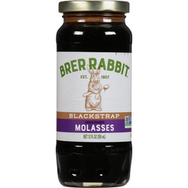 Brer Rabbit Unsulphured Molasses, Blackstrap, 12 Ounce