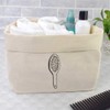 Large 'Hair Brush' Canvas Organiser/Storage Bag (OR00003634)