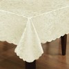 Classic Damask Printed Jacquard Tablecloth Washable Rectangle Round Runner Napkin
