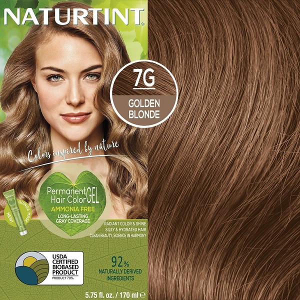Naturtint - Permanent Hair Color - 7G Golden Blonde - 5.75 Oz (Pack of 1)