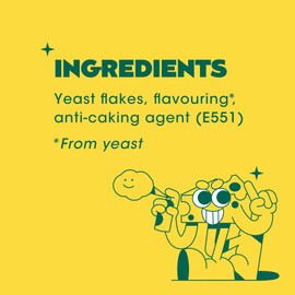 Nutritional Yeast Flakes - Immature Cheese Flavour | Gluten Free Vegan Nooch | Non GMO 80g (Pack of 2)