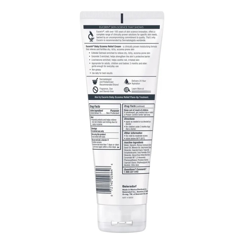 Eucerin Baby Eczema Relief Crema 226 G | Hidratante Suave