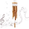 Rdutuok 32" Bamboo Wind Chimes Memorial Gifts for mom Handcrafted