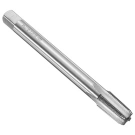 sourcing map Straight Flute Screw Taps NPT 1/8-27 2B Thread HSS6542 Machine Threading Milling Tap Tapping Tools, 3.94" Extra Long