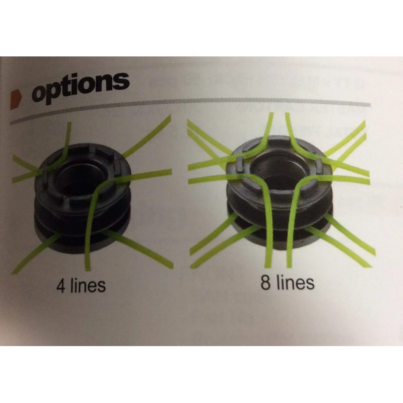 Tecomec Universal Mount Fixed-Line Trimmer Head for Efco Stihl Husqvarna