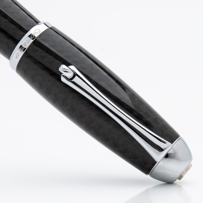 Monteverde USA Super Mega Carbon Fiber/Chrome Trim Ballpoint Pen