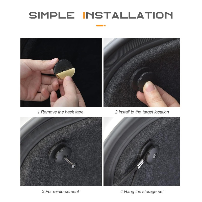 Flaconi Car Luggage Net, Car Net, Boot Net, Storage Net,