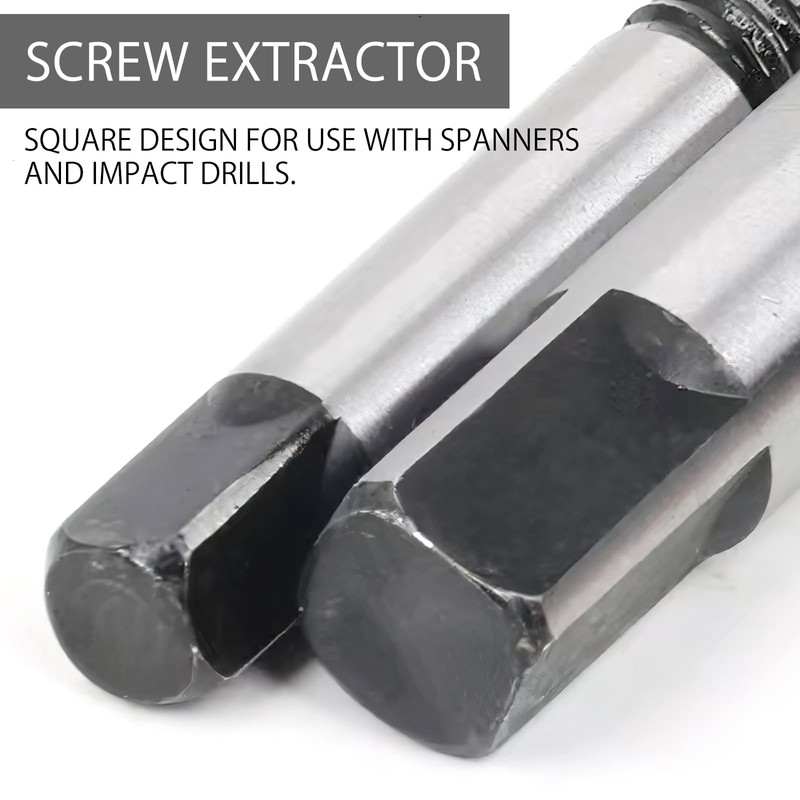 6 Piece Screw Extractor Set Professional, Left Extractor Set Screw