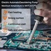 Electric Solder Sucker Vacuum,Automatic Desoldering Pump,Black Desoldering Tool For One-Handed