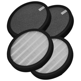 Byseacore Replacement Filter Compatible with TDBYWAE MB-032 Air Purifier Replacement filter, 3-in-1 filter with HEPA(H13) Filter and Activated Carbon Filter, 4 Count