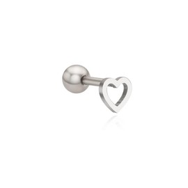 Simply Heart Piercing OTEP22309TSS Plating Color / 심플리 하트 피어싱 OTEP22309TSS 도금컬러