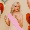 ALLY-MAGIC Plain Blank Hen Night Party Sashes, Blank Satin Sash