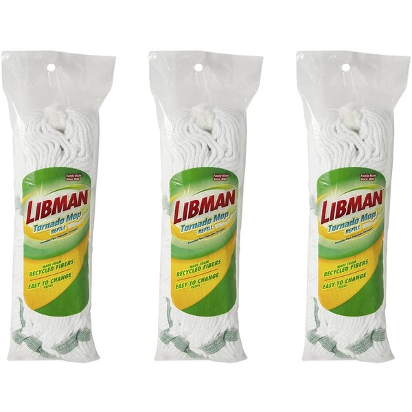 Libman Tornado Mop Refills, 3 Pack - 1209