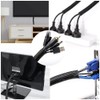 Cable Cover Organiser Cable Tube Self-Closing 13-18 mm 2 m